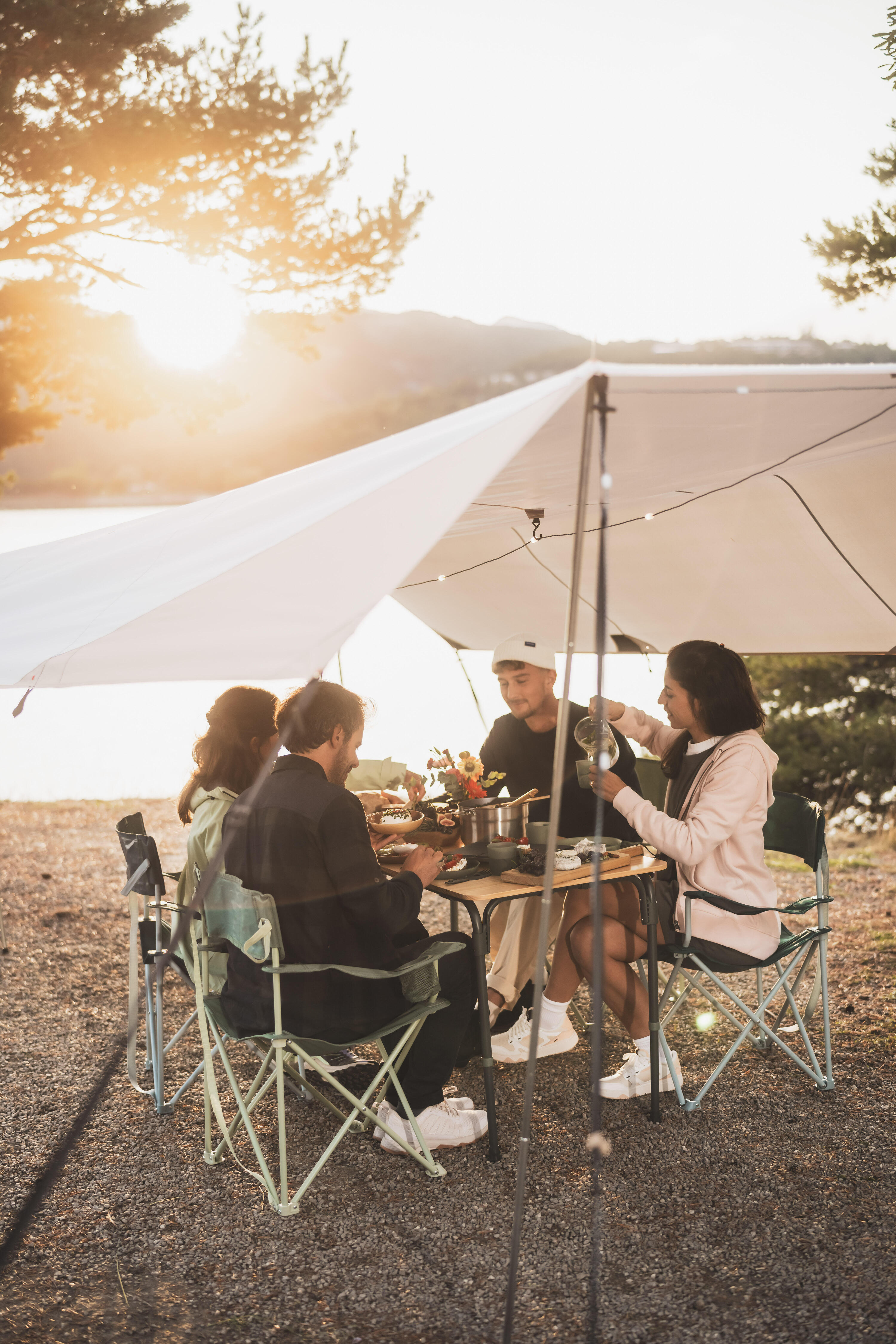 Chaise de camping avec accoudoir, pliante et confortable HellFest 14/20
