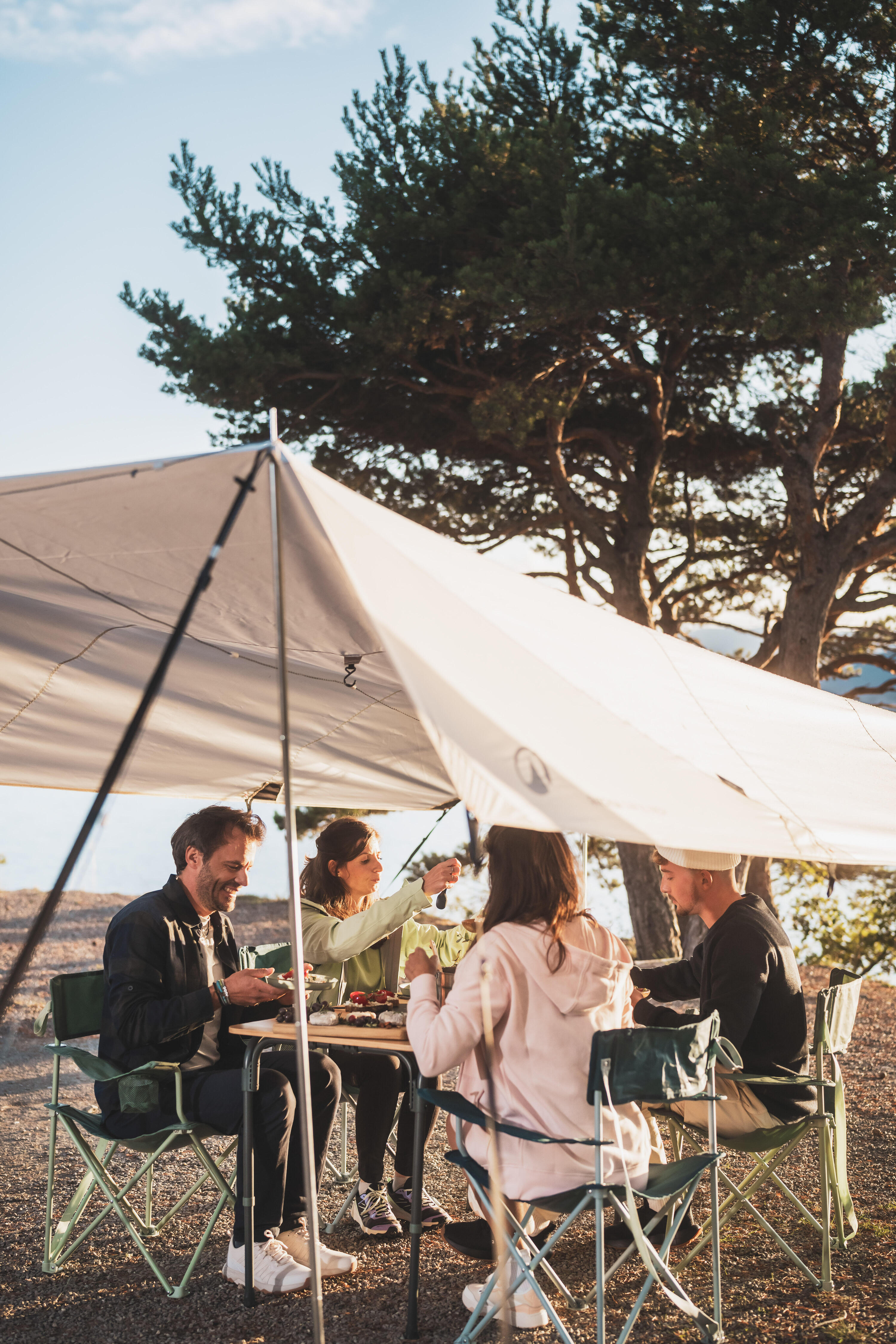 Chaise de camping avec accoudoir, pliante et confortable HellFest 12/20