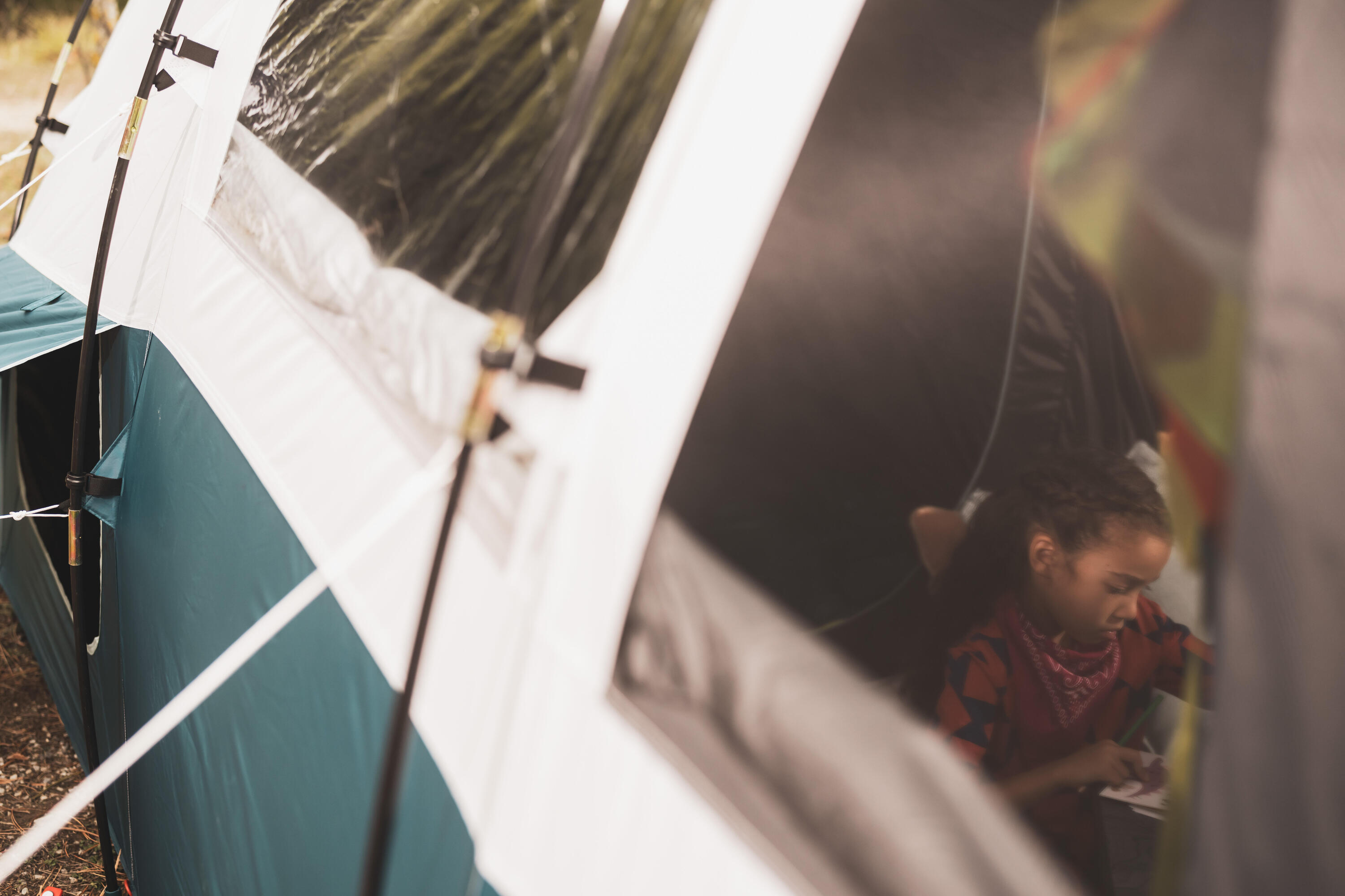 Tente de camping 6 places 3 chambres, Fresh & Black, Arpenaz 6.3 24/27