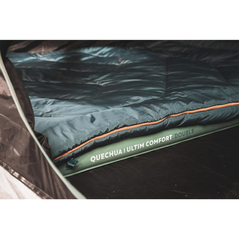 Sac de dormit de camping 10°C, 2 persoane, Comfort