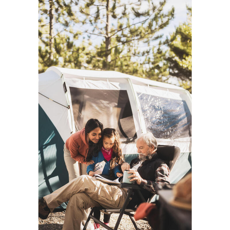 SCAUN ÎNCLINABIL 5 POZIȚII - ULTRA-CONFORTABIL & PLIABIL - DE CAMPING