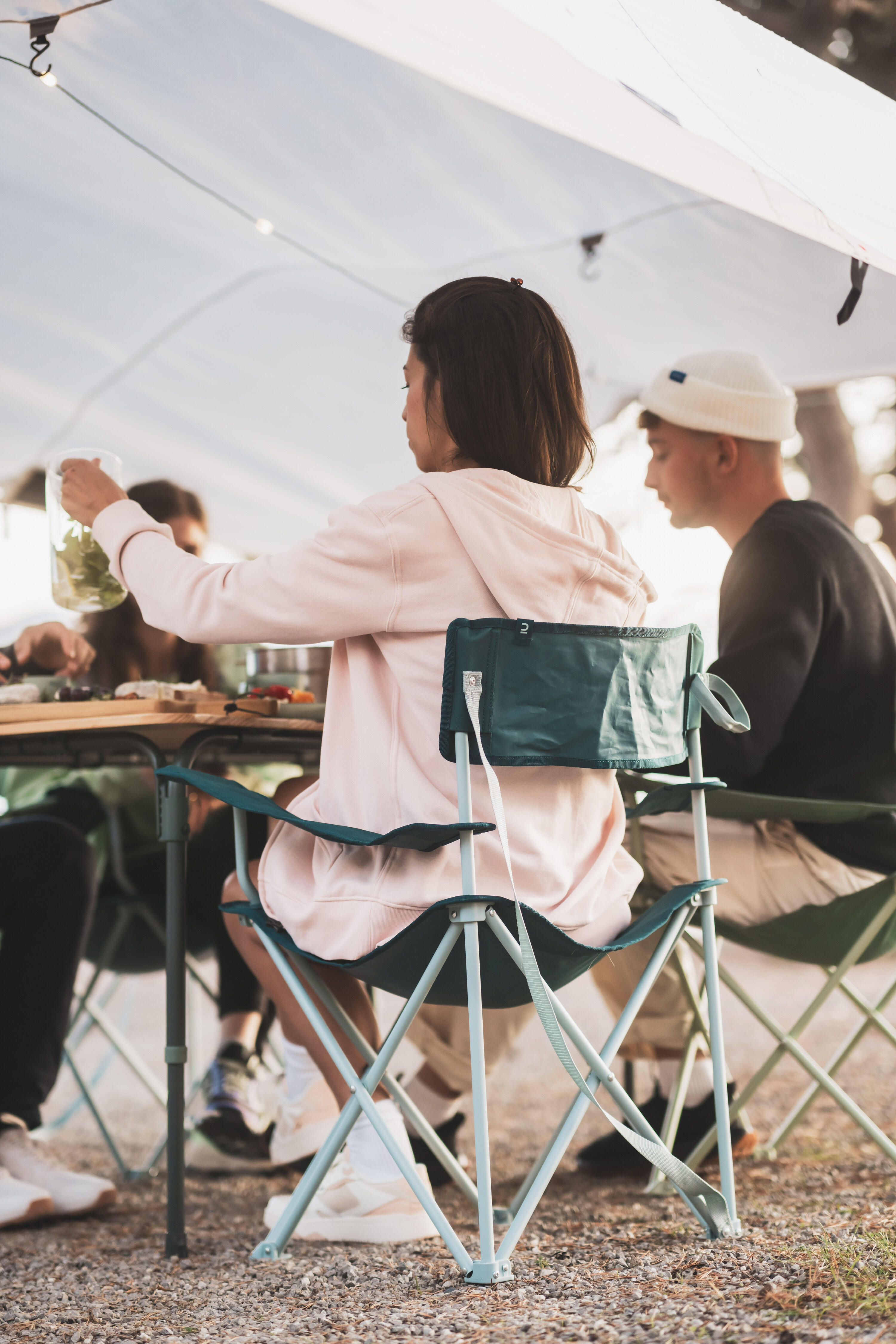 Chaise de camping avec accoudoir, pliante et confortable HellFest 15/20