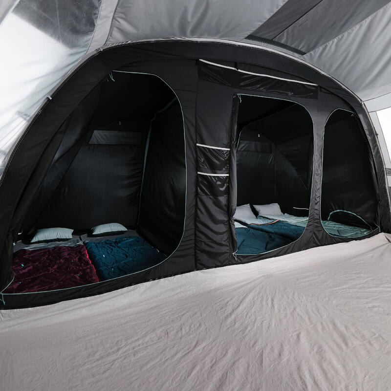 Tente de camping à arceaux 6 places 3 chambres, Arpenaz 6.3 F&B