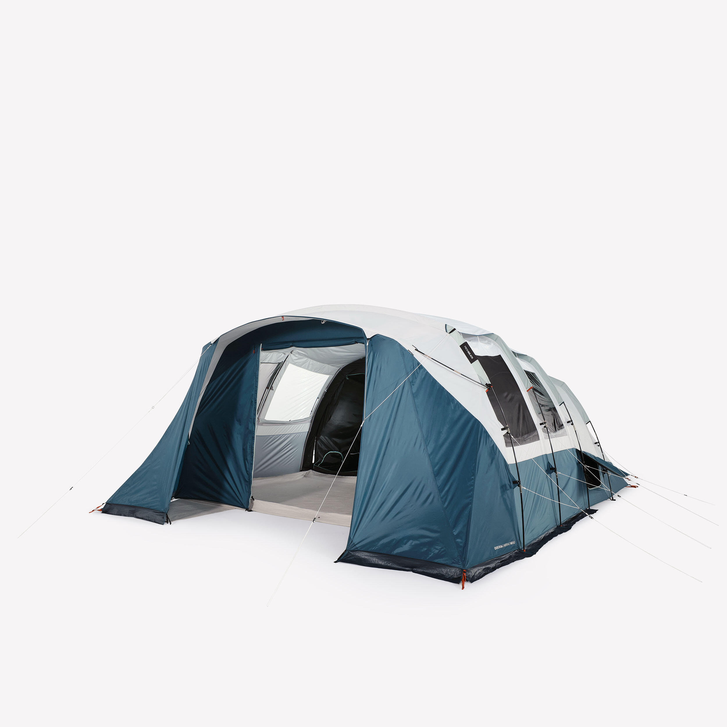Cort camping cu bețe 6 persoane 3 camere, Arpenaz 6.3 Fresh&Black