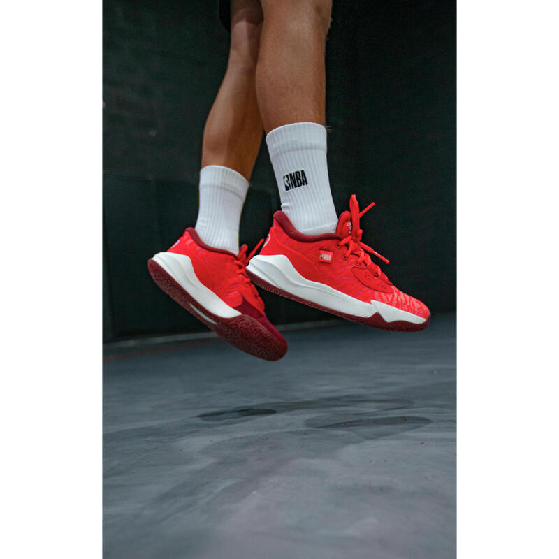 Chaussures de basketball NBA Bulls enfant - FAST 900 LOW-1 Rouge Blanc
