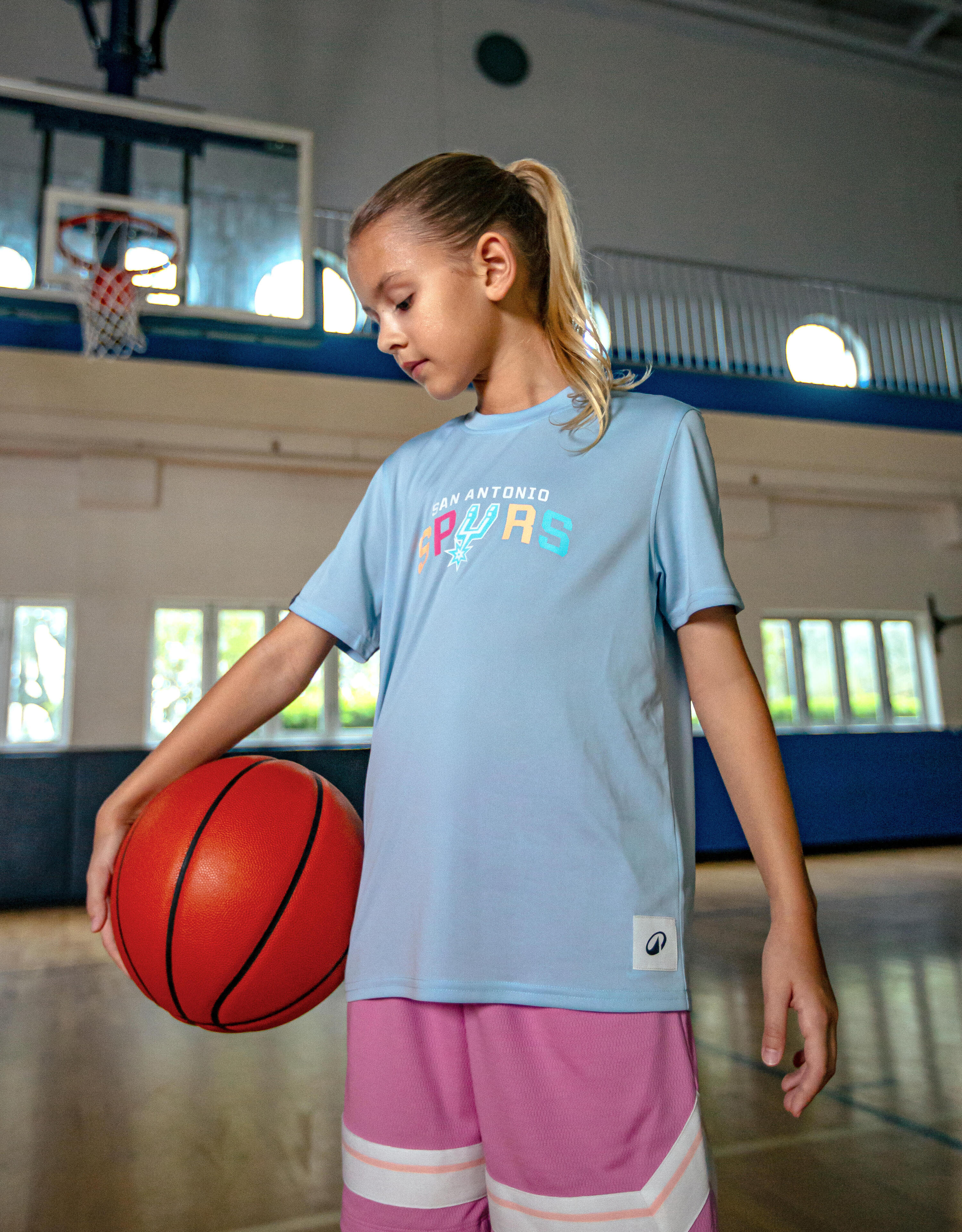 Camiseta de baloncesto NBA Spurs niño, 900 azul 9/10