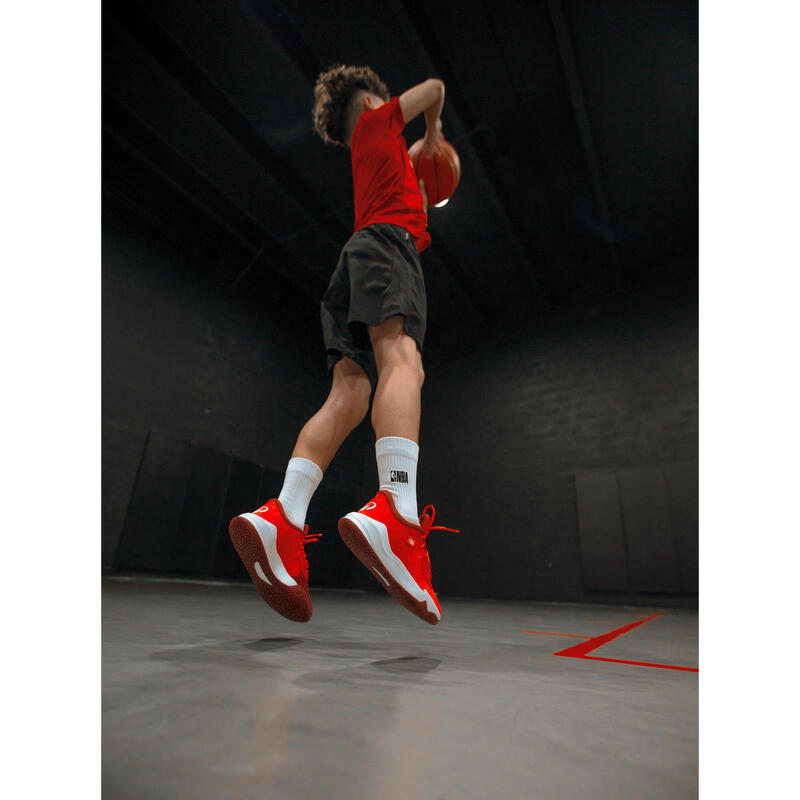 Ghete de baschet NBA Heat - FAST 900 LOW-1 Roz Copii