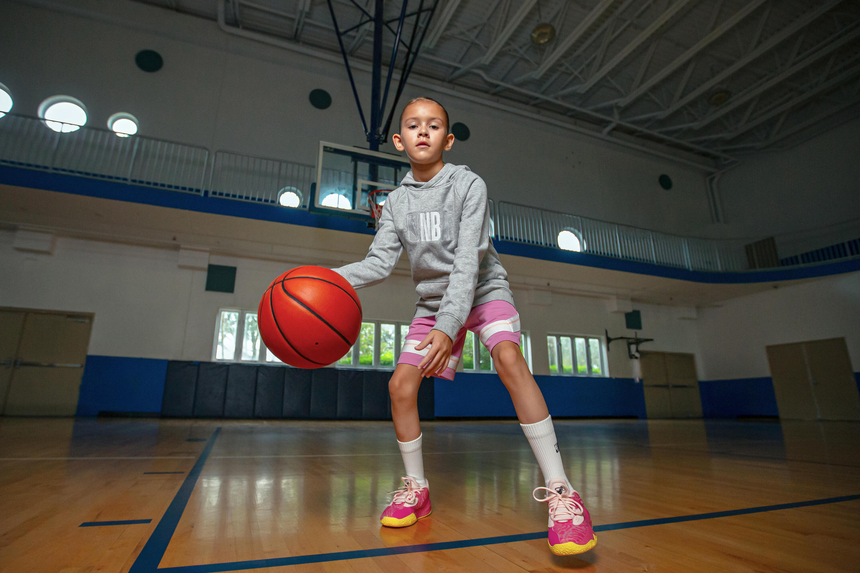 Short de basketball nba  enfant -  sh 900 jr rose 9/9