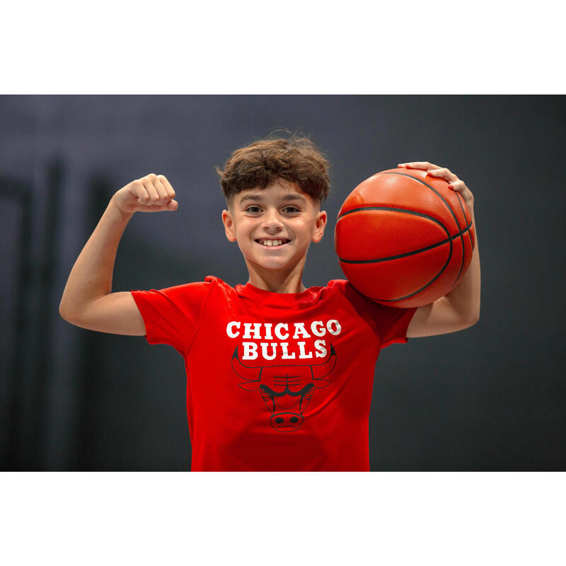 Tricou Baschet 900 NBA Chicago Bulls Roșu Copii 