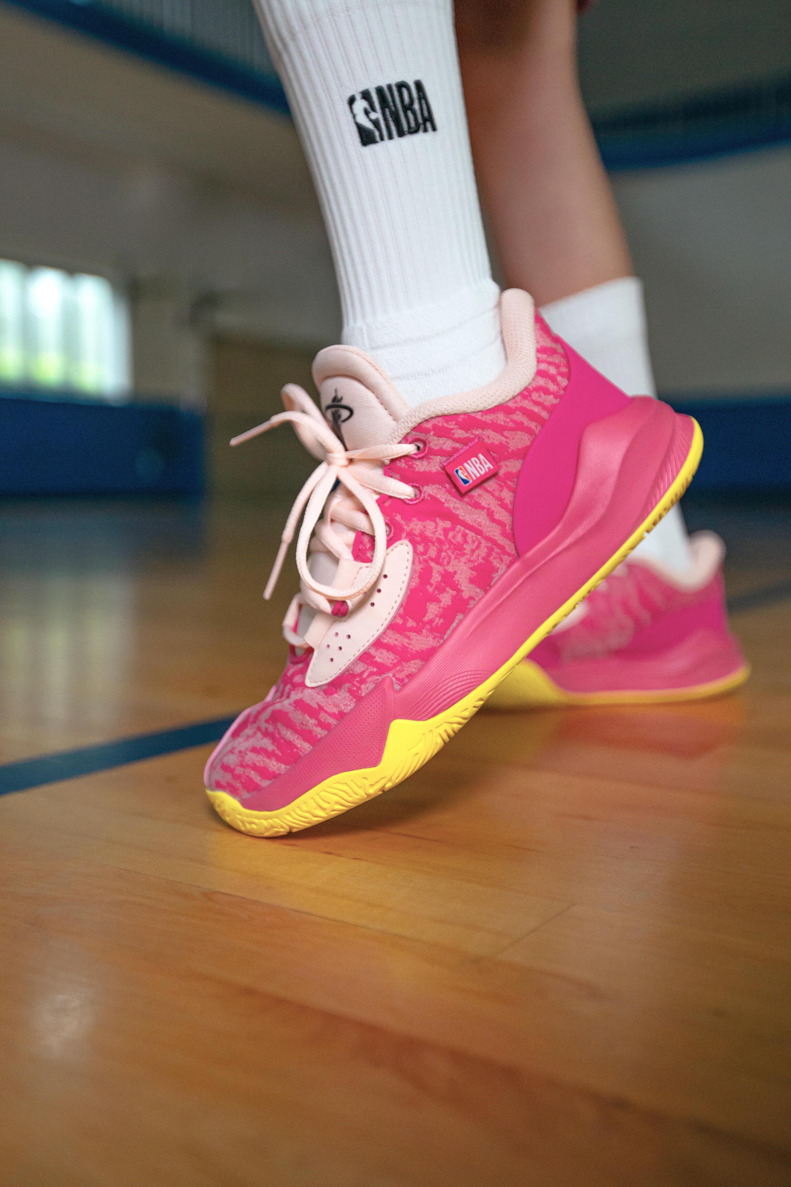 Basketballschuhe NBA Heat Kinder - Fast 900 Low-1 Rosa 10/13