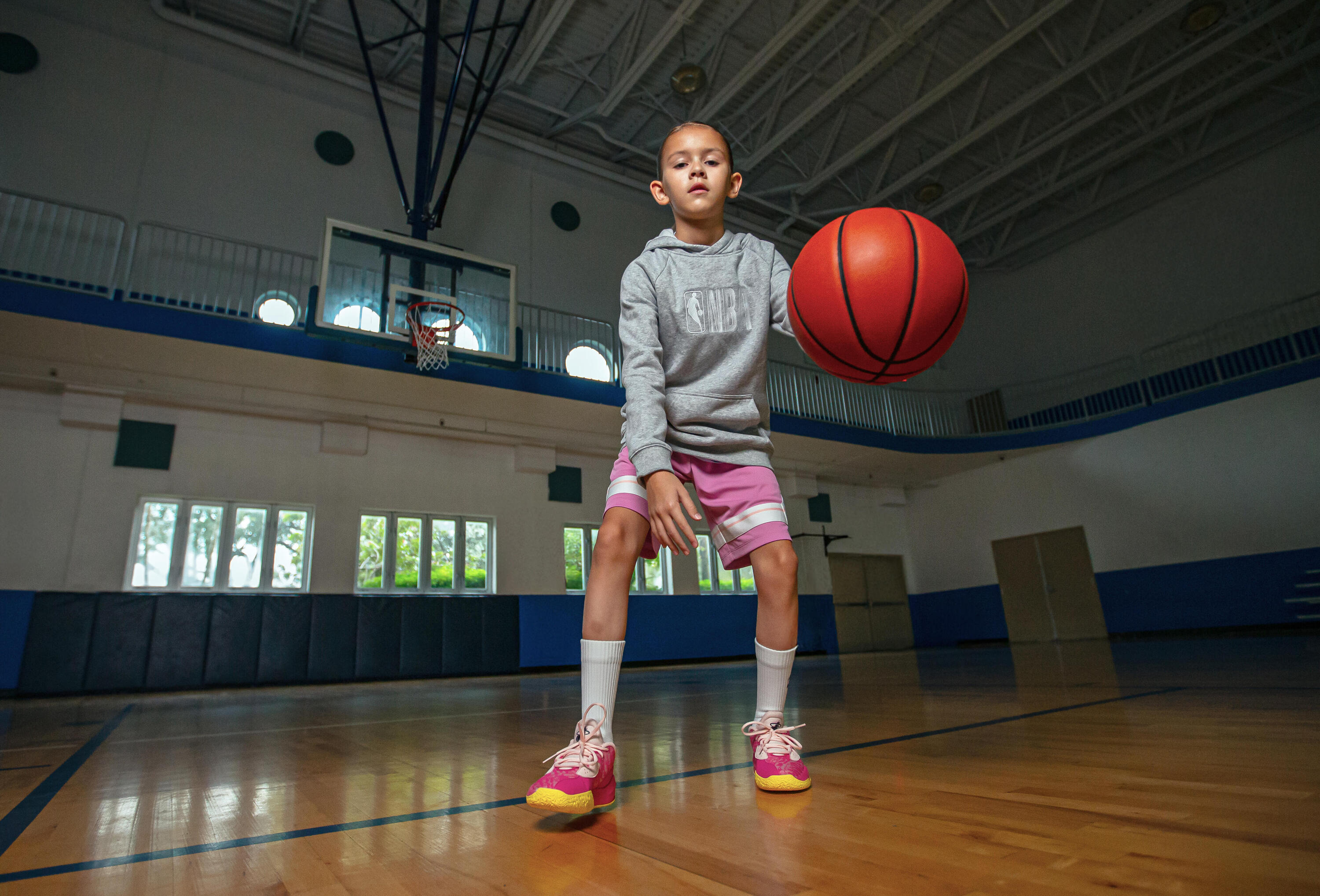 Basketballschuhe NBA Heat Kinder - Fast 900 Low-1 Rosa 8/13