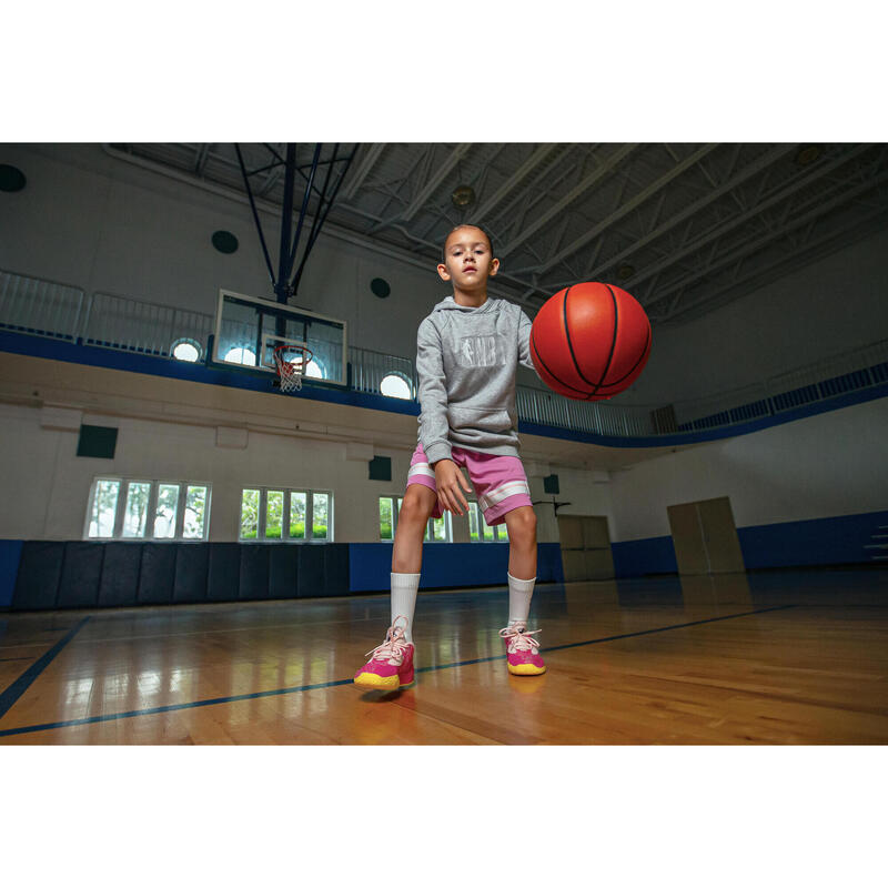 Ghete de baschet NBA Heat - FAST 900 LOW-1 Roz Copii