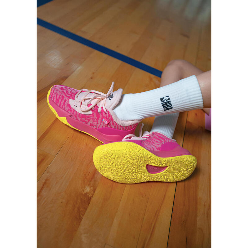 Ghete de baschet NBA Heat - FAST 900 LOW-1 Roz Copii