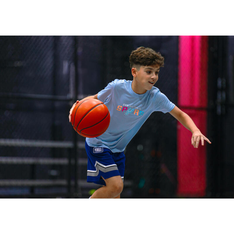 T-shirt de basketball nba spurs enfant -  ts 900 jr bleu