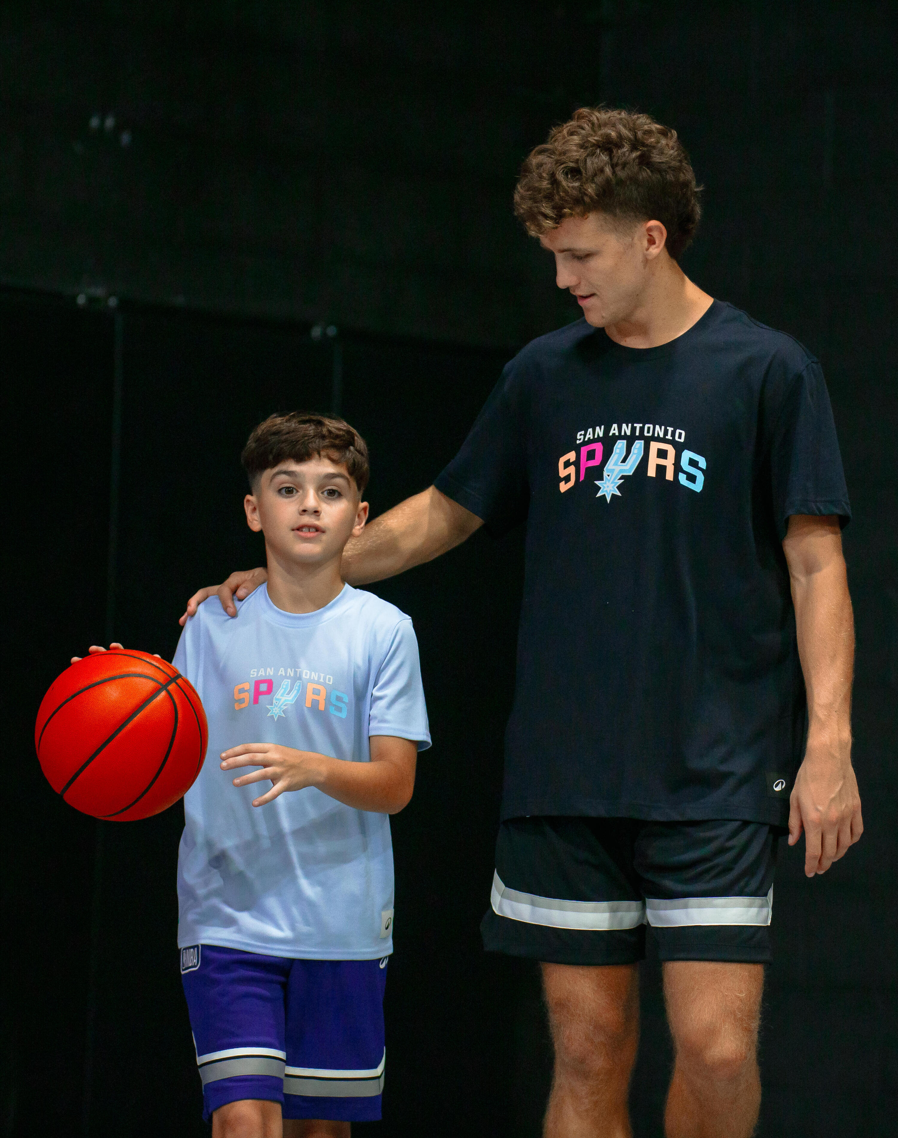 Camiseta de baloncesto NBA Spurs niño, 900 azul 8/10