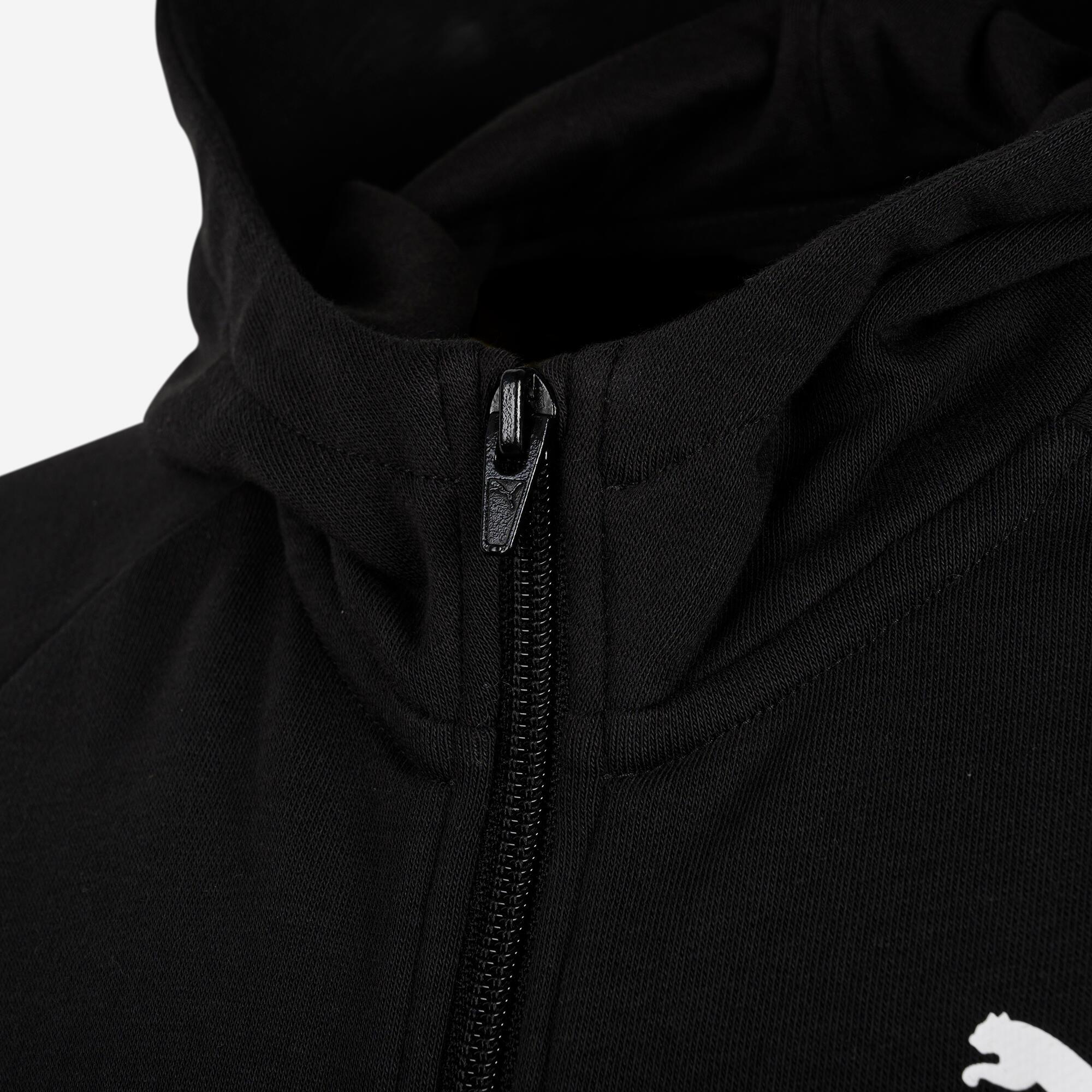Kapuzenjacke Kinder - schwarz/weiß  7/7
