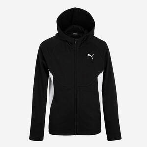 Chaqueta Niños Negro Blanco Capucha Cremallera
