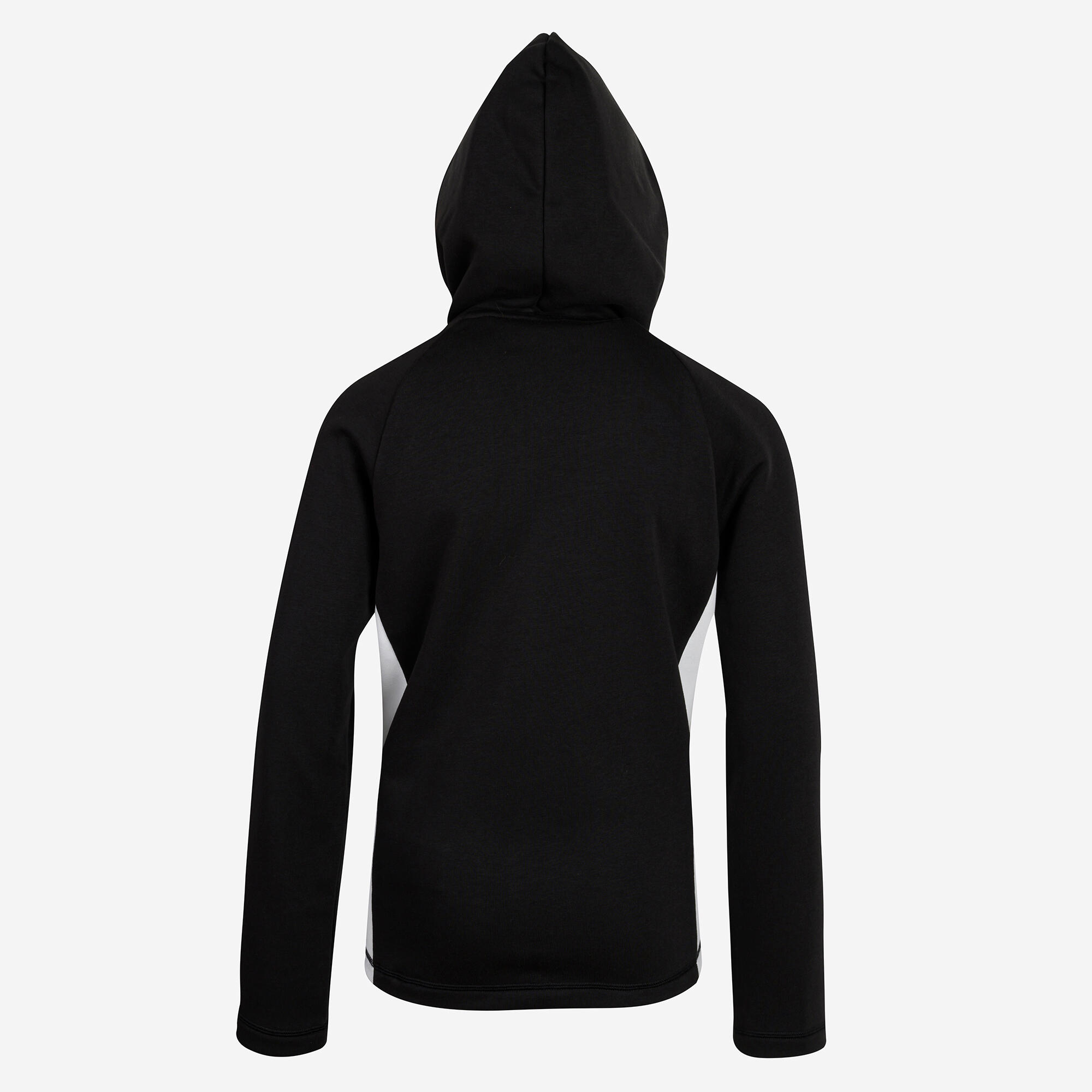 Kapuzenjacke Kinder - schwarz/weiß  3/7
