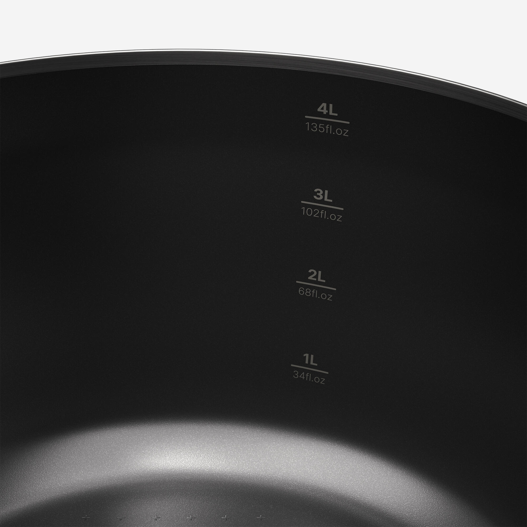 Ensemble de cuisine en inox anti-adhésif 33 morceaux pour 4 personnes, 900 - QUECHUA