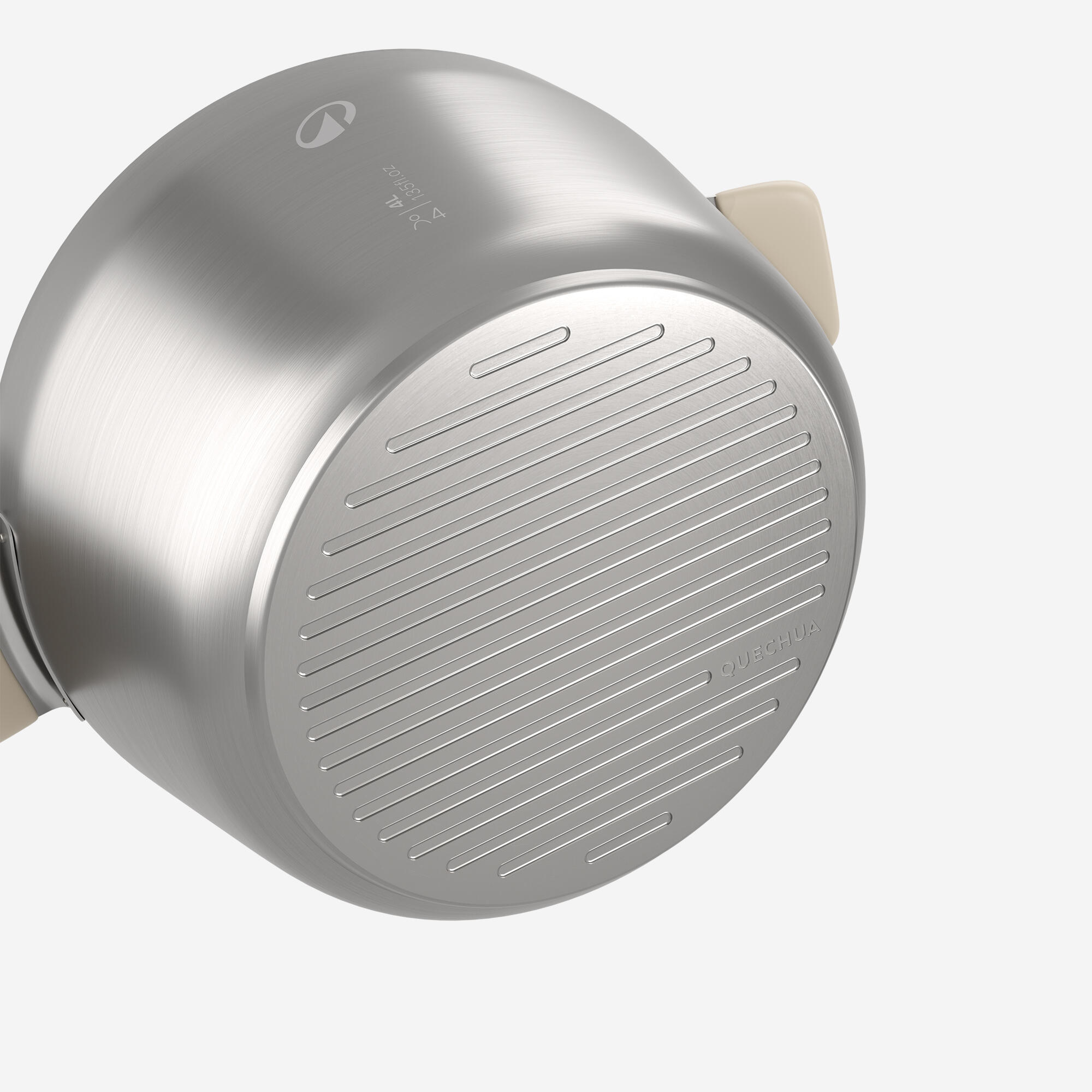 Ensemble de cuisine en inox anti-adhésif 33 morceaux pour 4 personnes, 900 - QUECHUA