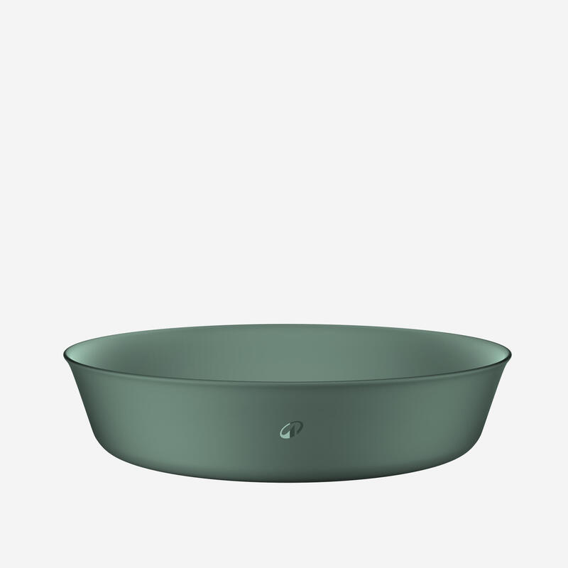 Bord voor (wild)kamperen 100 kunststof Ø 17 cm 0,4 l