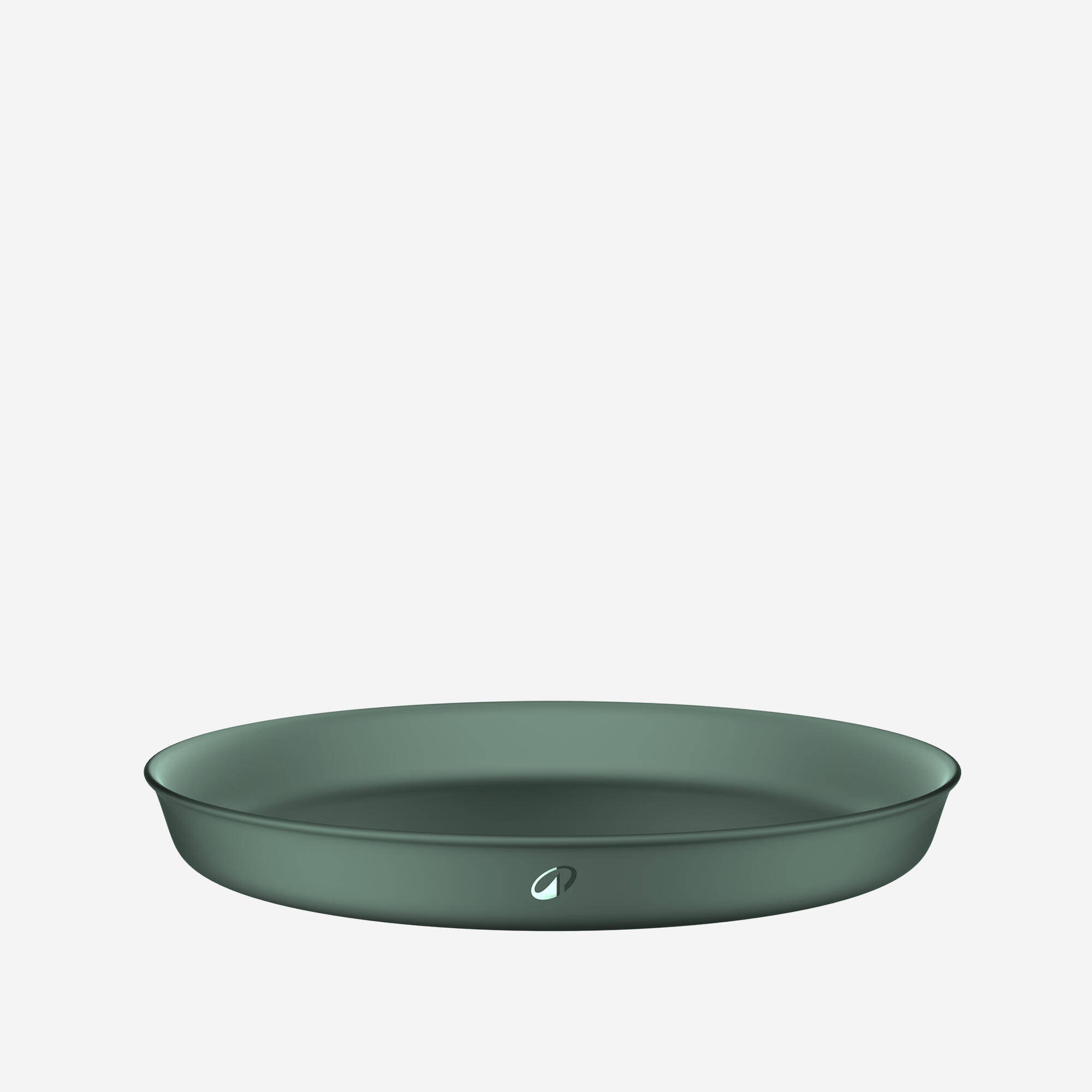 Ø23 cm 100 plastic plate for camping and bivouacking