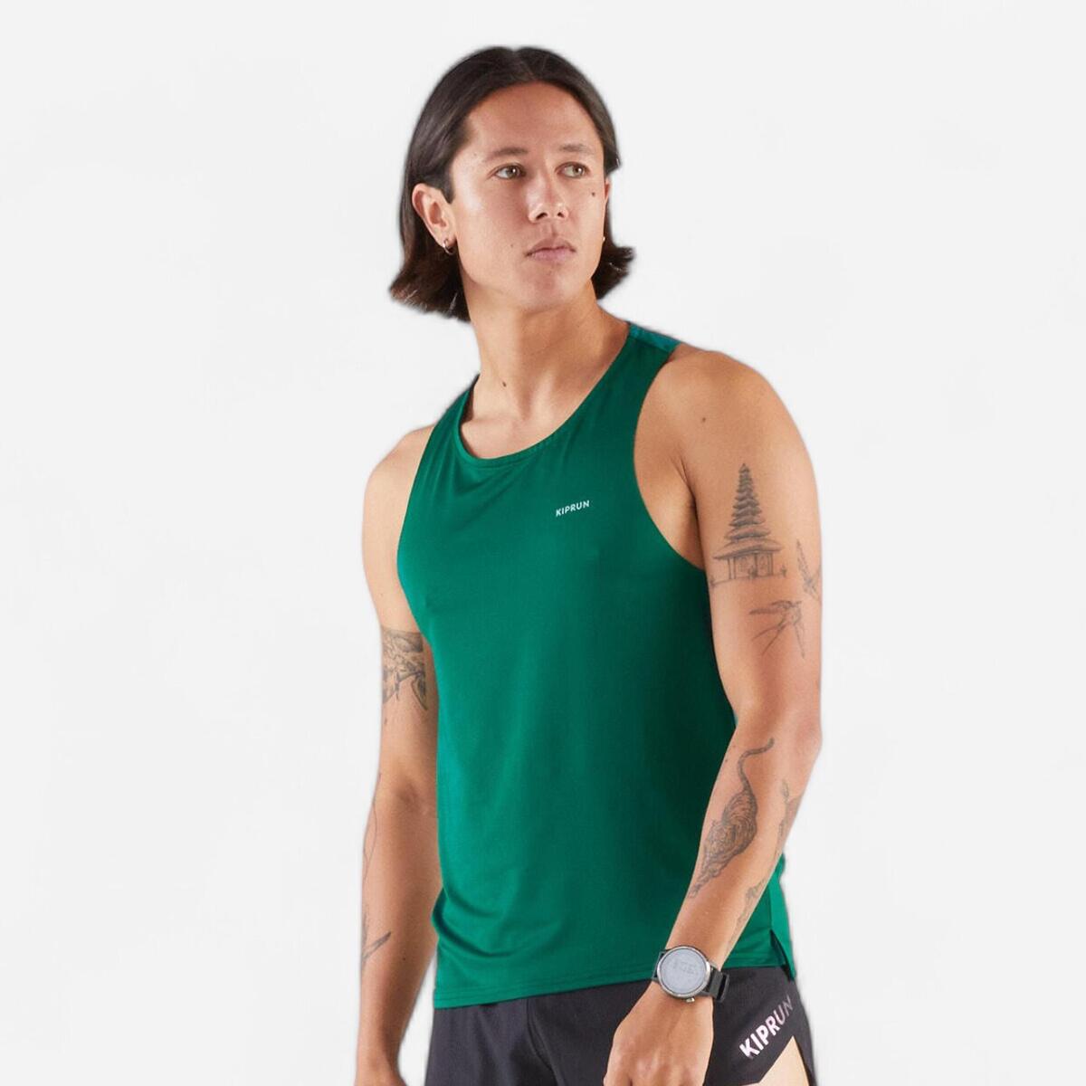 DEBARDEUR DE RUNNING 900 LIGHT VERT CYPRÈS