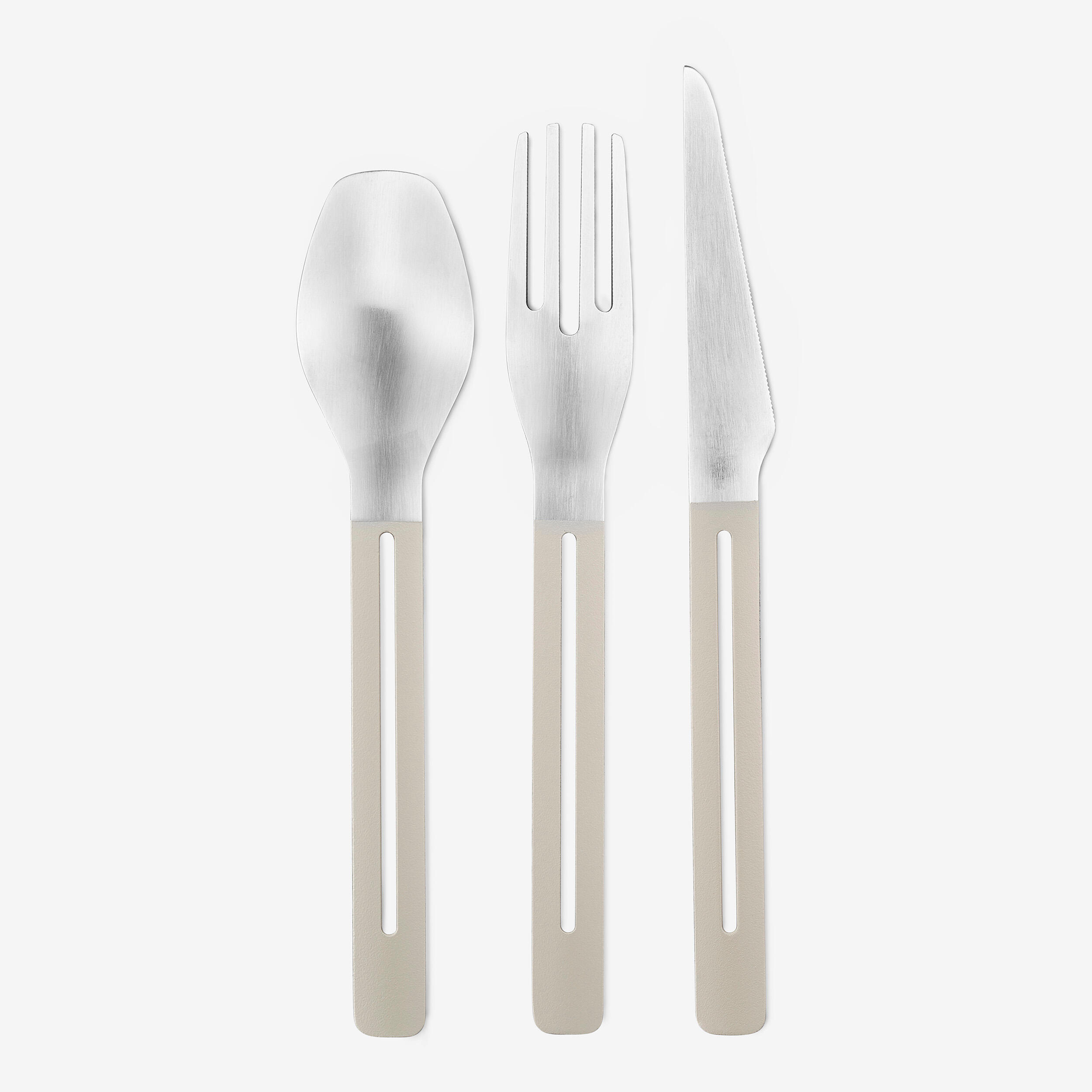 Camping 12-piece stainless steel cutlery set - 4 knives 4 forks 4 spoons 6/8