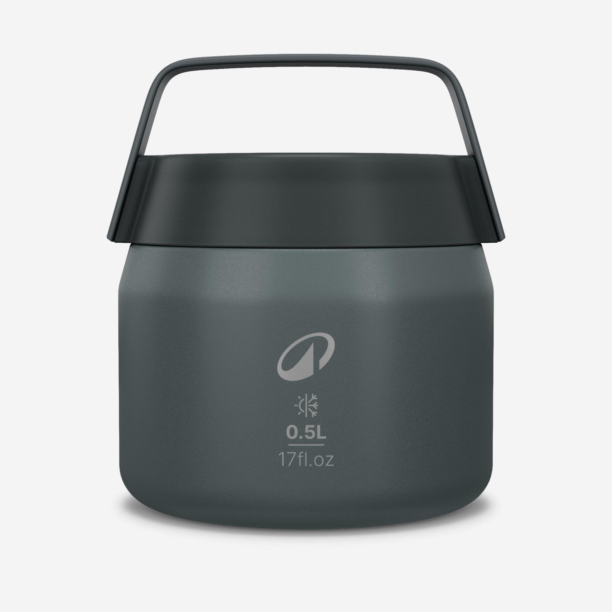 QUECHUA Isı Yalıtımlı Yemek Kabı - Paslanmaz Çelik - 0,5 L - 900