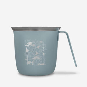Taza 500 acero inoxidable 0,3L, para camping y senderismo - azul