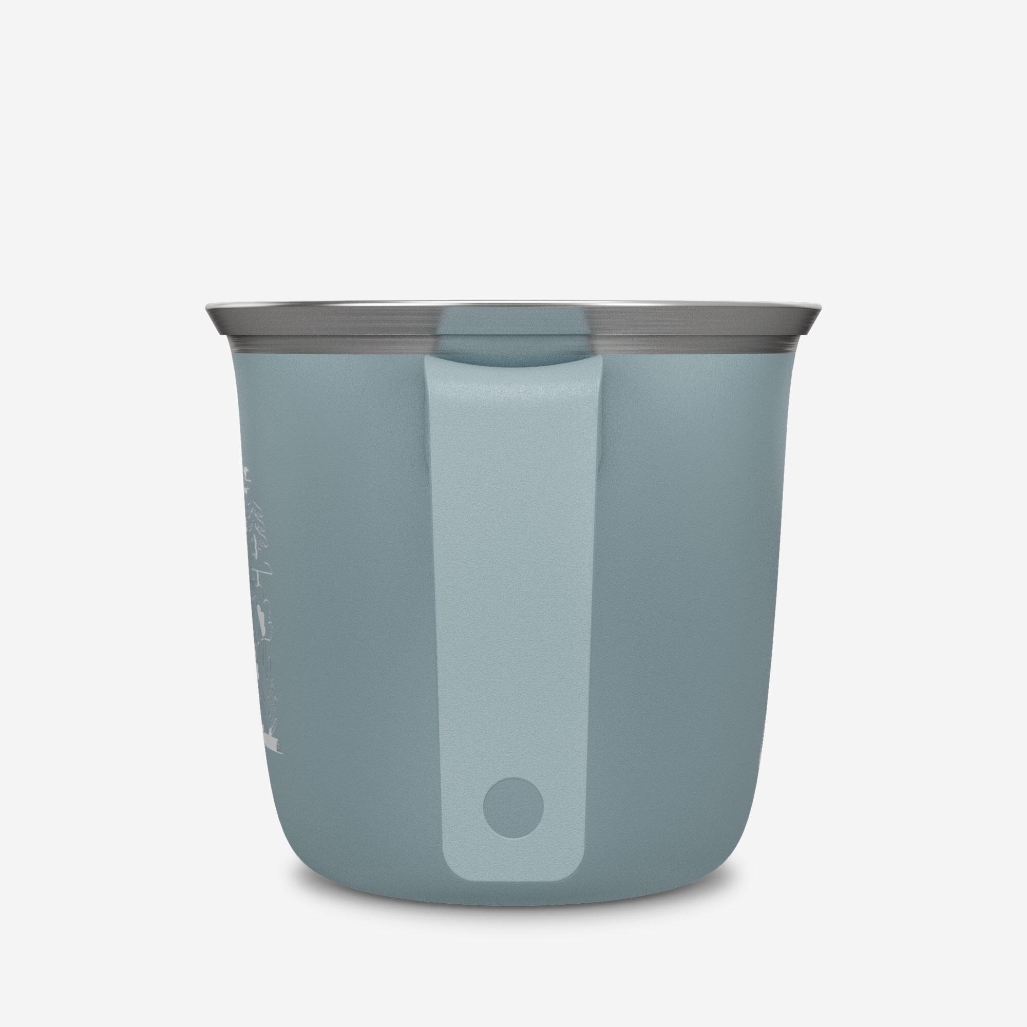 Tasse de camping en acier inoxydable 300 ml - QUECHUA