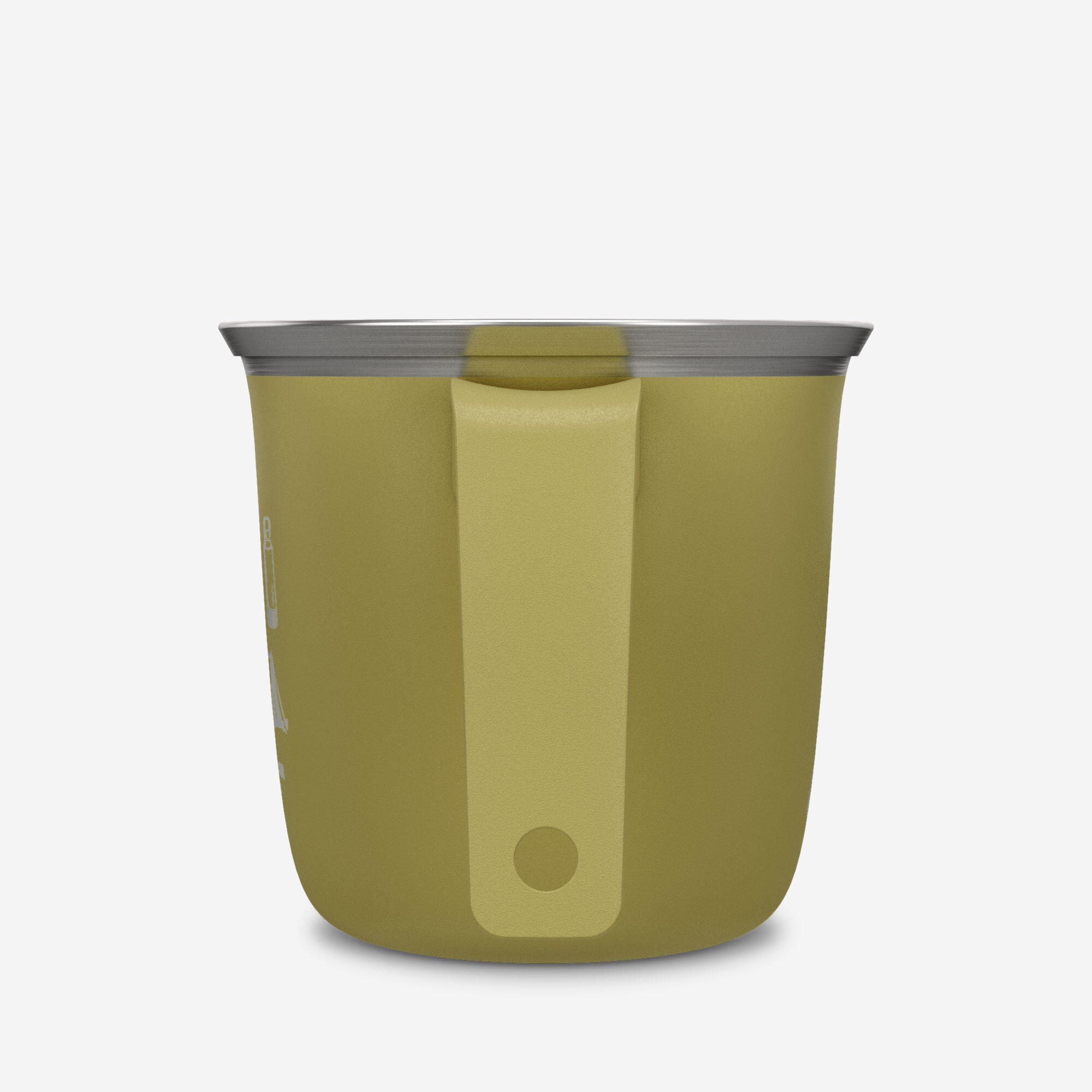 Nava We Care Tazza Termica Da Viaggio 360ml In Acciaio Inox Con Cannuccia – Giallo