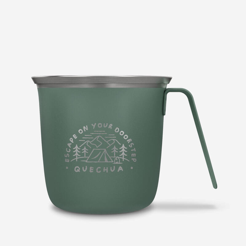 Outdoor Paslanmaz Çelik Bardak - 0,3 L - Yeşil - 500