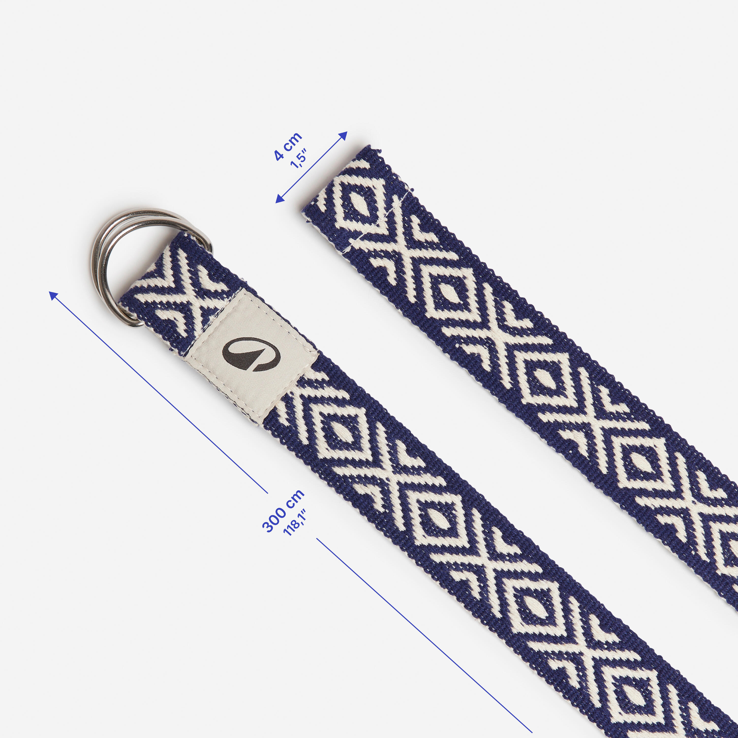 Correa Yoga Estampado Azul-Crudo 3 m 4/6