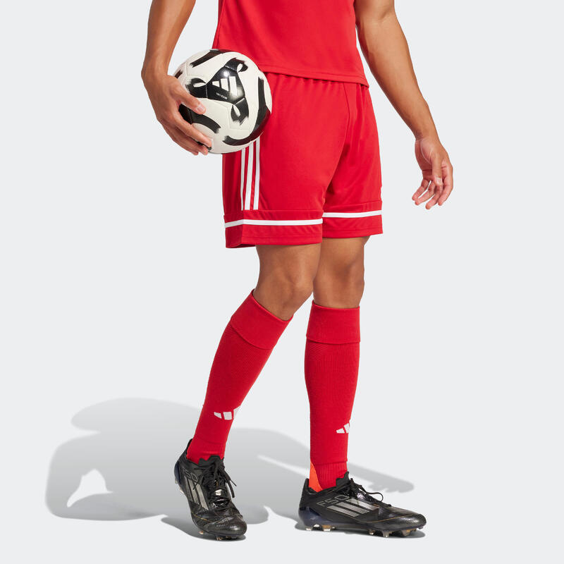 Short de football Squadra 25 Adulte Rouge
