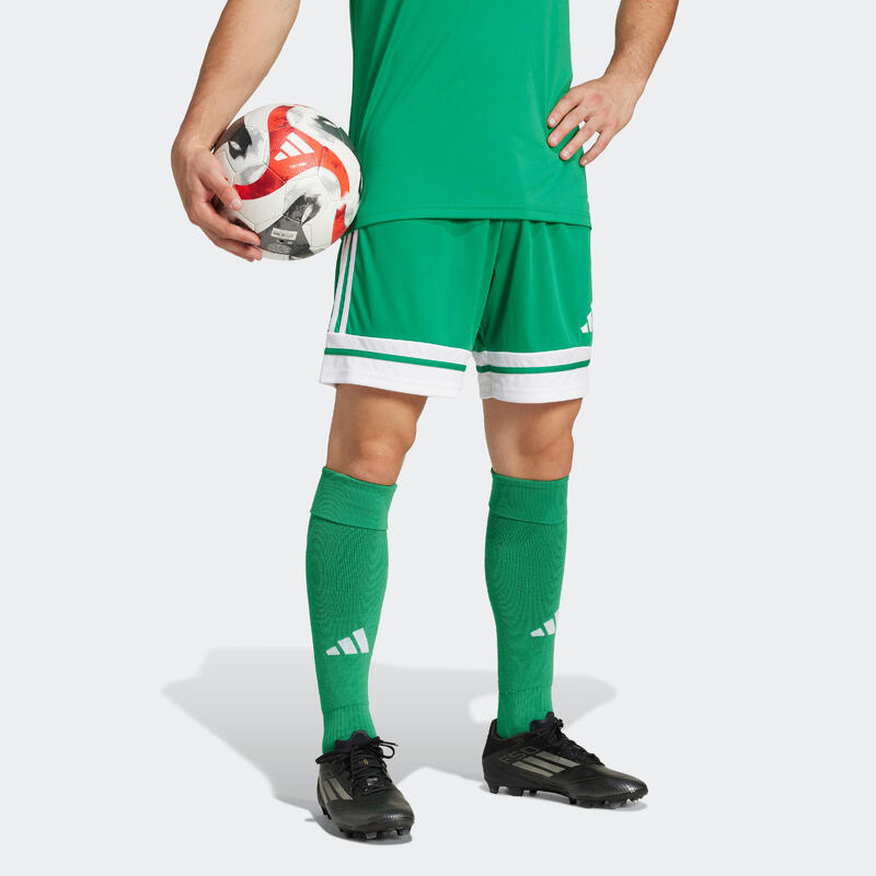Șort de fotbal Squadra 25 Verde, Adulți
