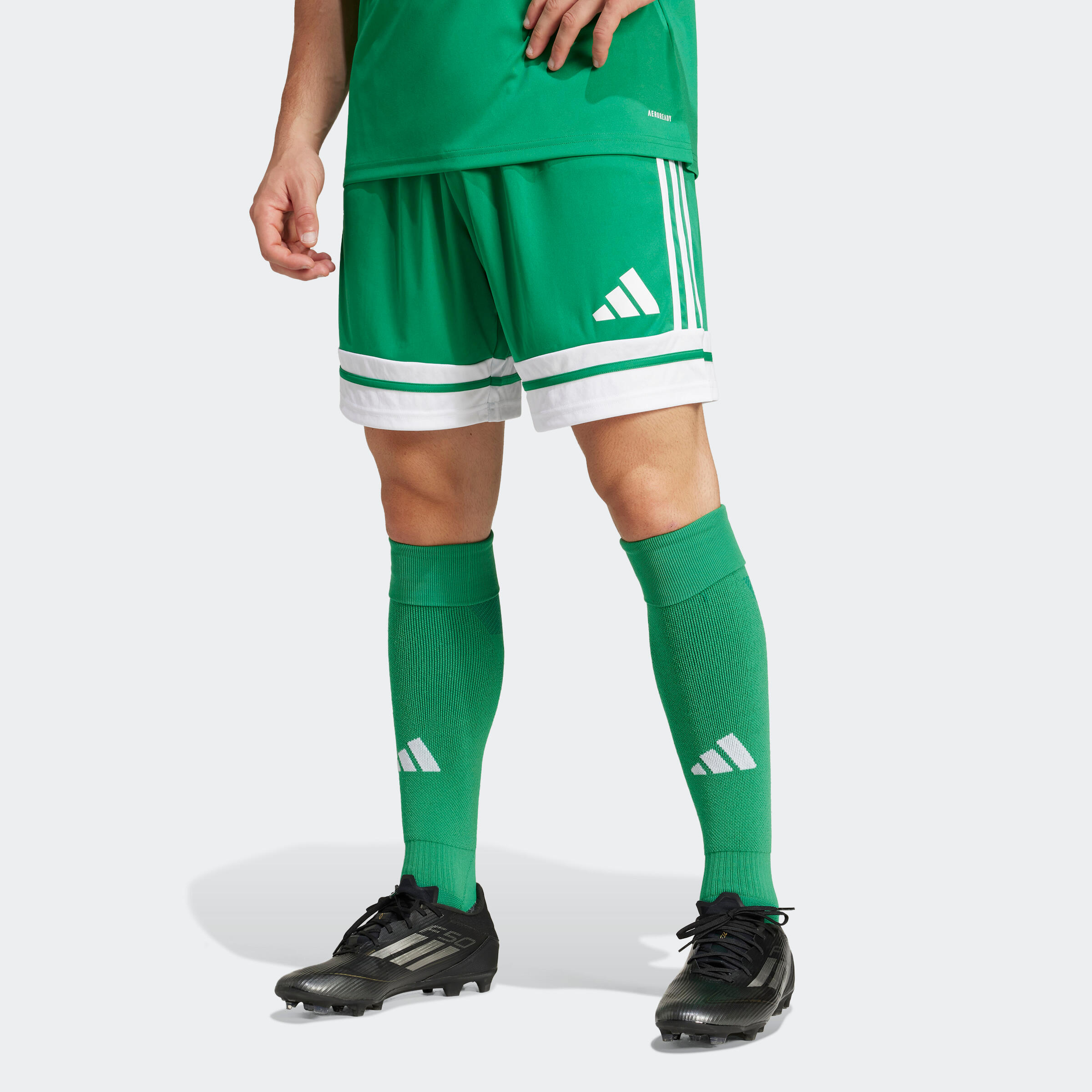Pantaloncini calcio adulto ADIDAS SQUADRA 25 verdi 6/7