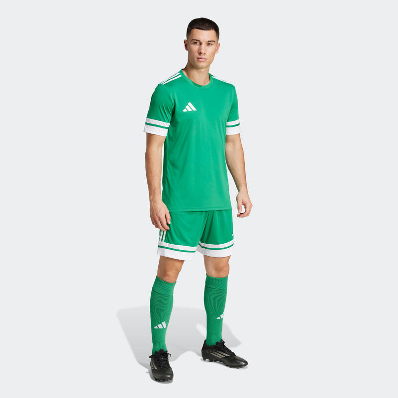 Șort de fotbal Squadra 25 Verde, Adulți