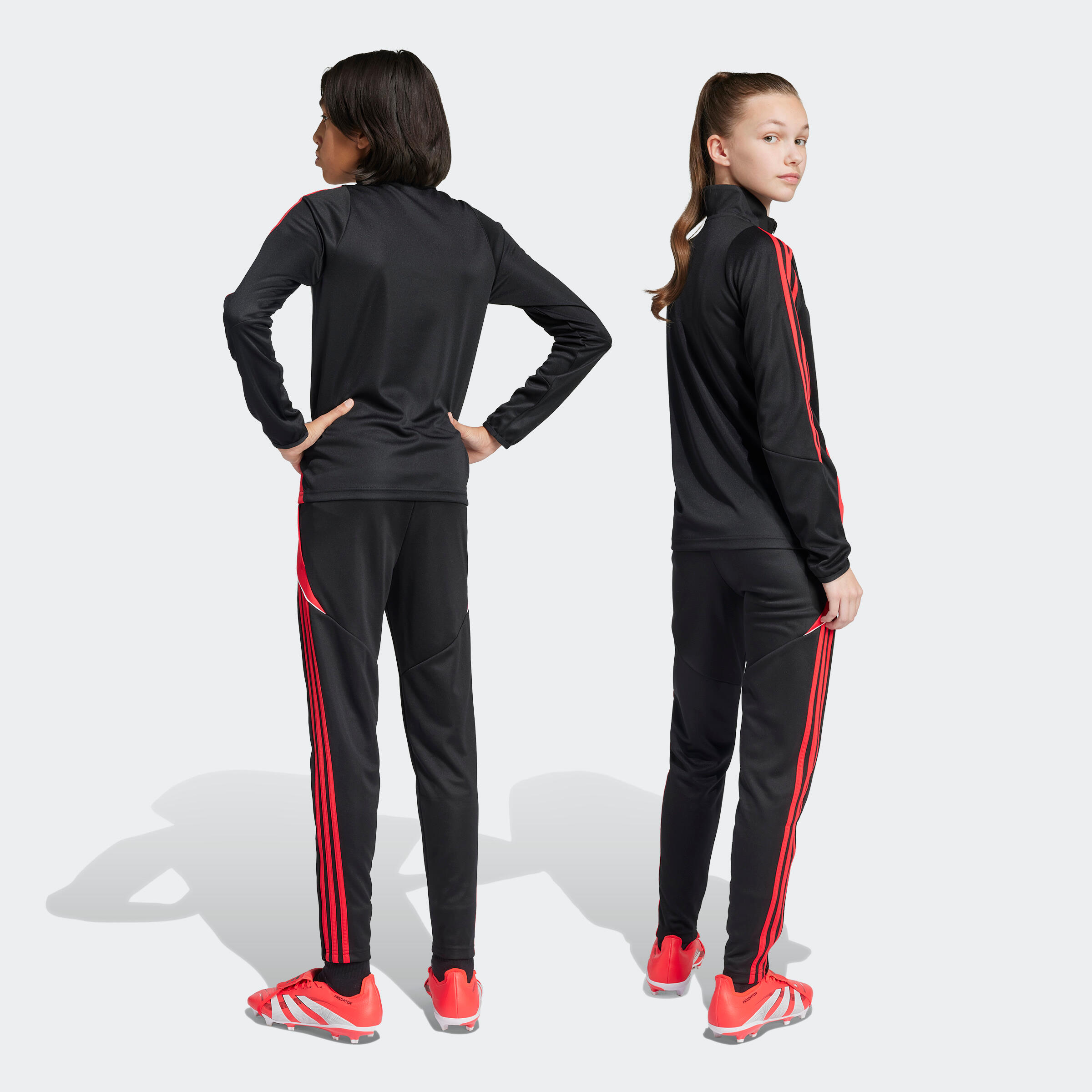 Pantalon d'entraînement Tiro 24 Enfant Noir/Rouge 6/6