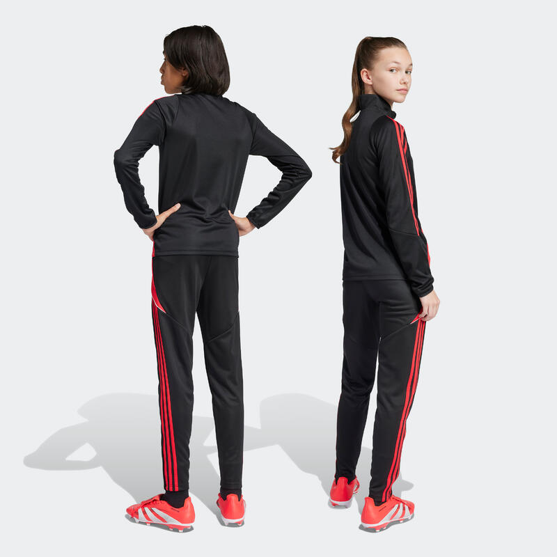 Pantaloni de antrenament Tiro 24 Negru-Roșu Copii