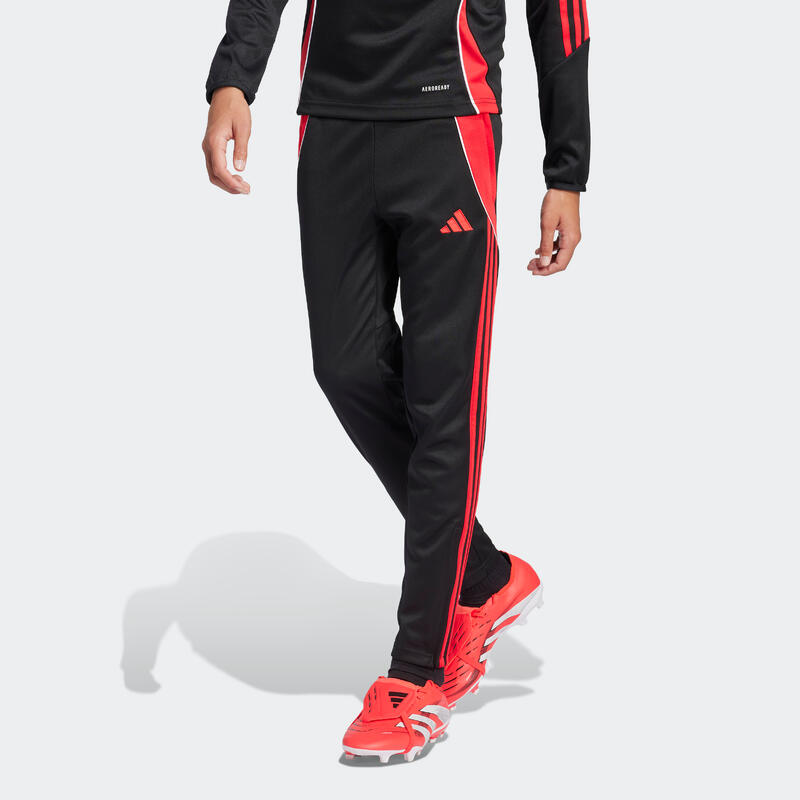 Pantaloni de antrenament Tiro 24 Negru-Roșu Copii
