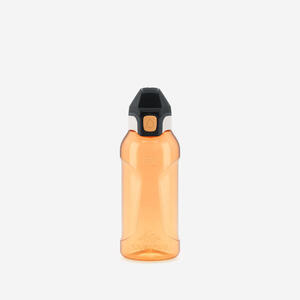 Bidón senderismo niños 0,5L Ecozen® con tapón instantáneo Quechua 500 naranja