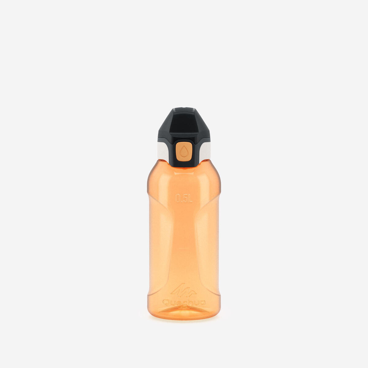 Gourde 500 enfant 0,5l Ecozen® avec bouchon instantané pour la randonnée -Orange