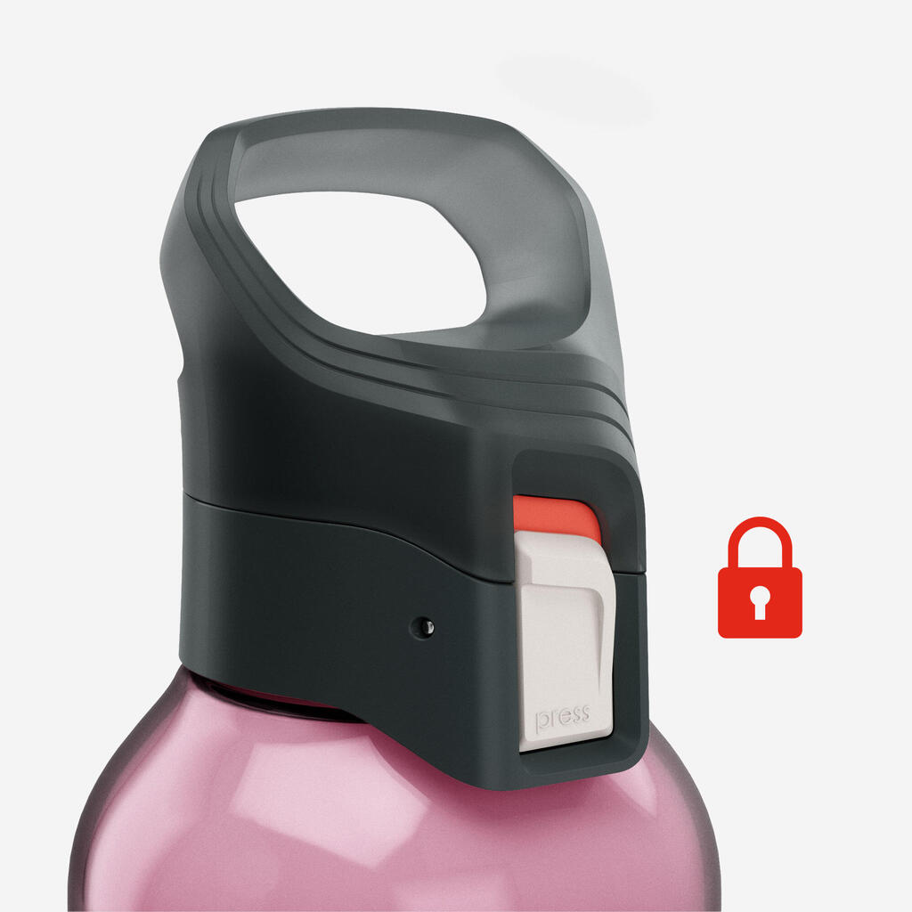 Gourde 500 ecozen® 0,8l avec bouchon ouverture rapide pour la randonnée - Rose