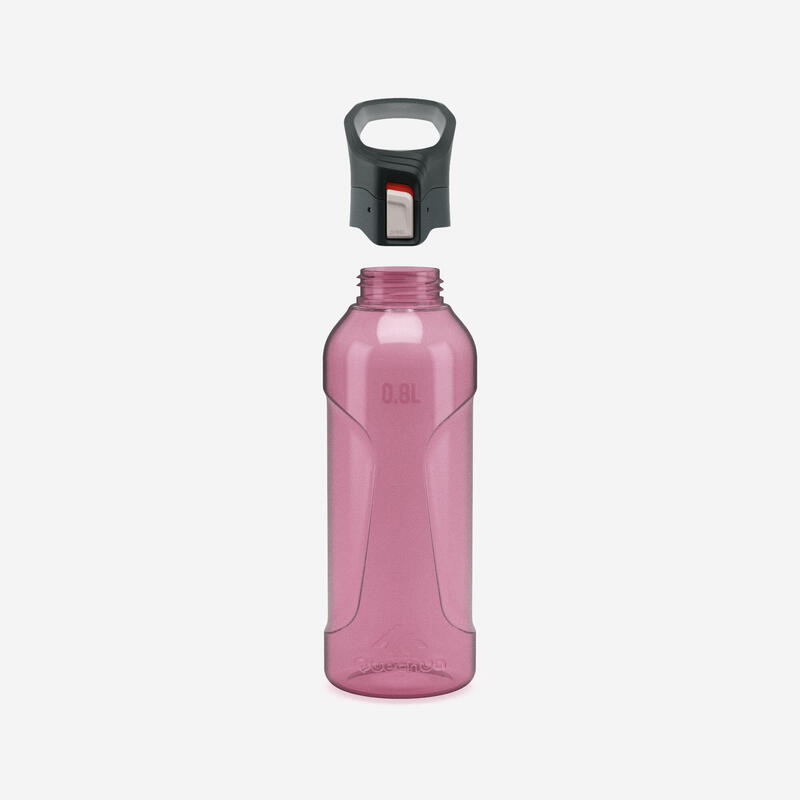 Bidon 500 Ecozen® cu capac și deschidere rapidă Drumeție 0,8L Roz