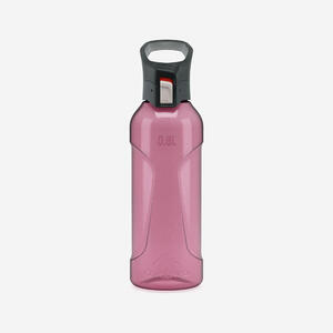 Bidón de senderismo 0,8L Ecozen® con tapón de apertura rápida Quechua 50 rosa