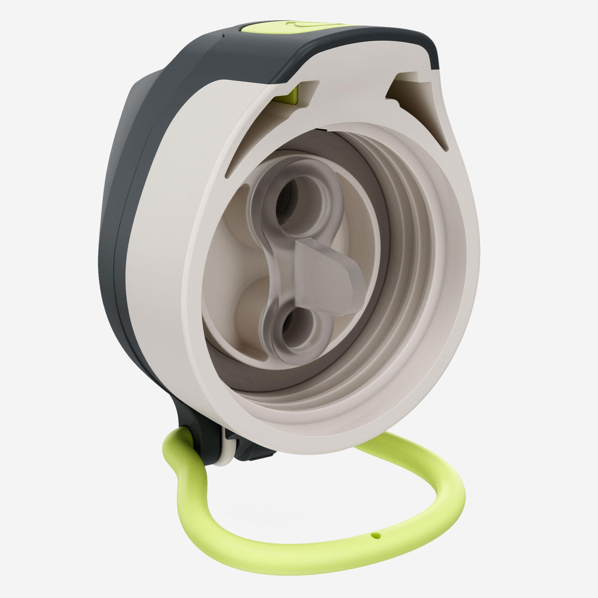Gourde 500 enfant 0,6l en alu avec bouchon instantané pour la randonnée - Vert 6/7