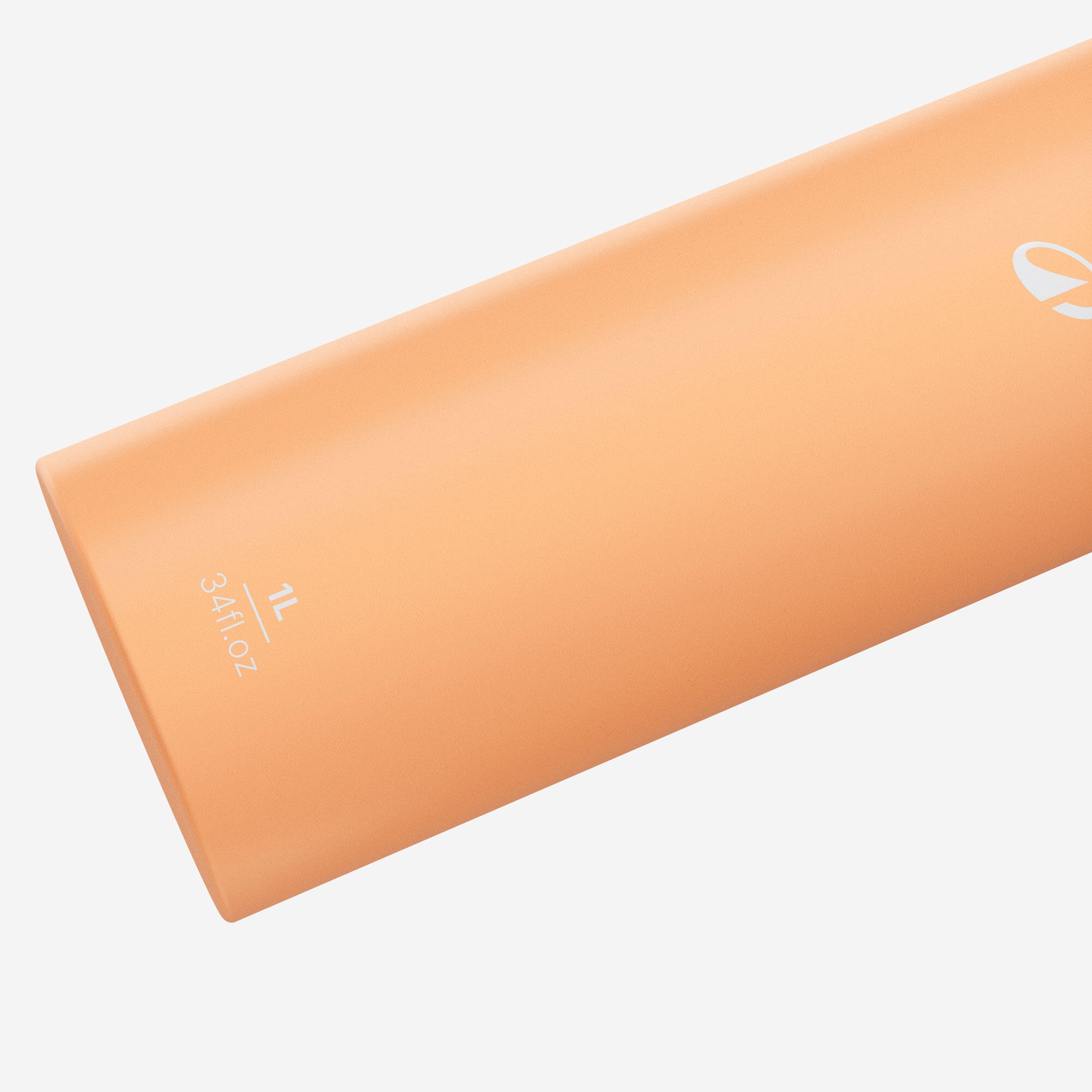 Bouteille d'eau avec bouchon ouverture rapide - 1 L orange - QUECHUA