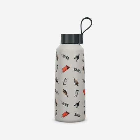 Фляга для туризму з неіржавної сталі з гвинтовою кришкою 1 л