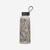 Gourde inox 1L avec bouchon à vis, composée à 75% d'acier recyclé, fleurs
